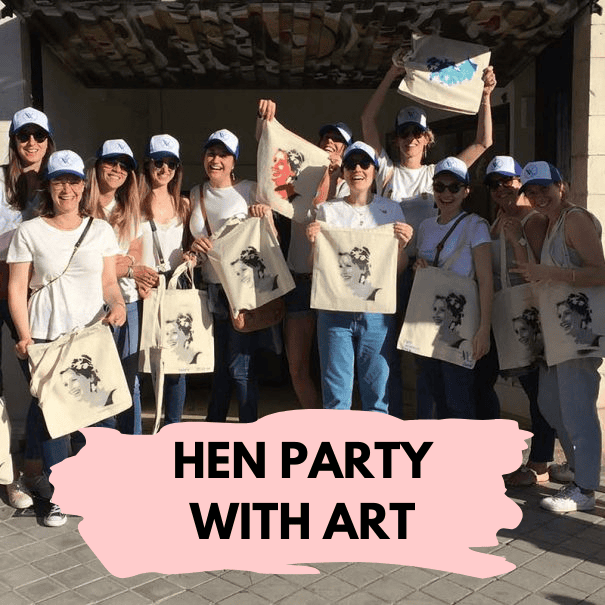 street art hen party madrid