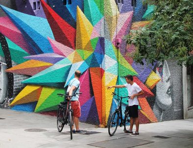 unique street art madrid bike tour