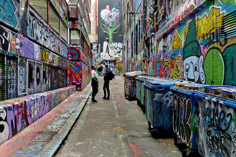 Graffiti in the streets of Australia