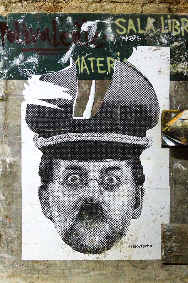 M. Rajoy political street art
