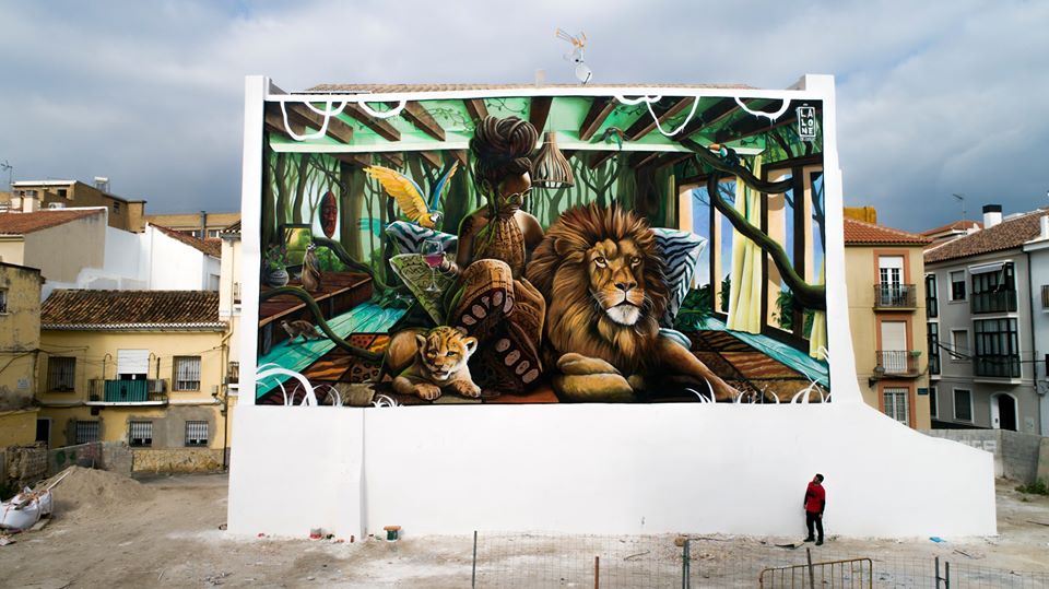 Lalone is a Spanish street art artist