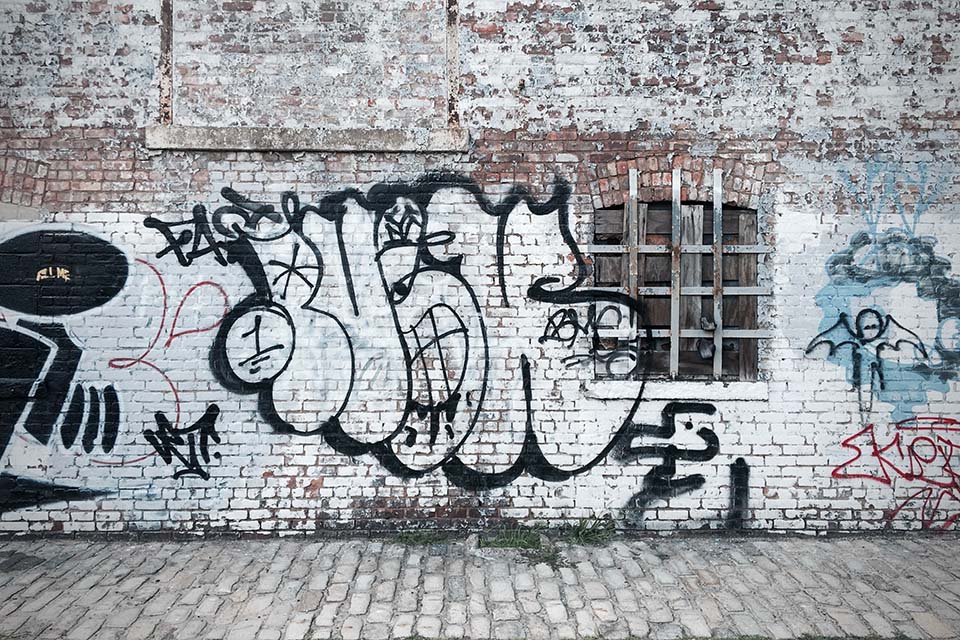 tags and throw ups are often used to describe what is street art