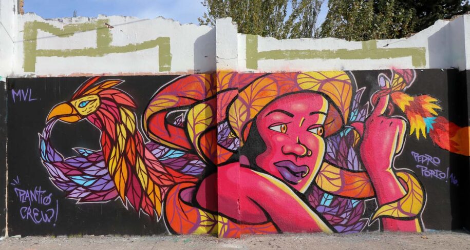 street art in Barcelona, Spain