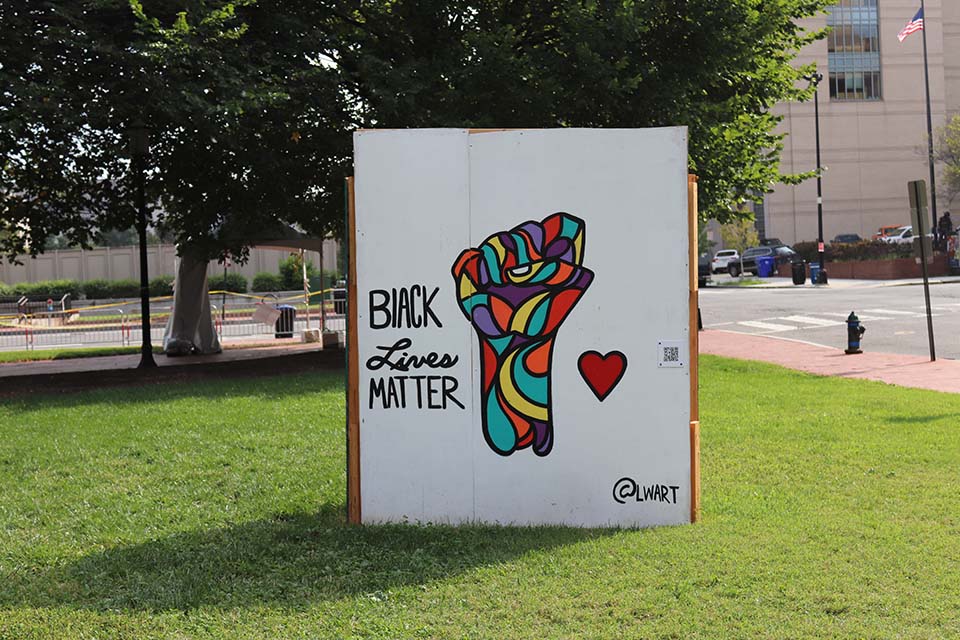 BLM street art activism