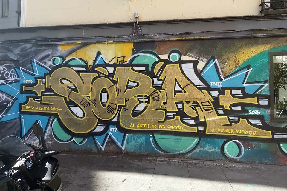 graffiti in Malasaña
