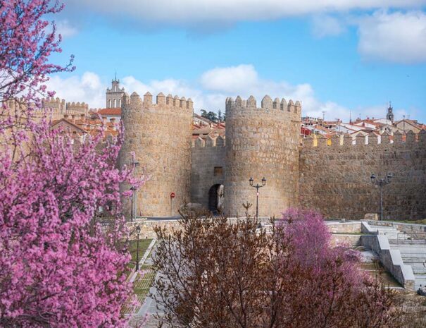 Puerta del Puente Gate at Avila Medieval Walls - Avila, Spain