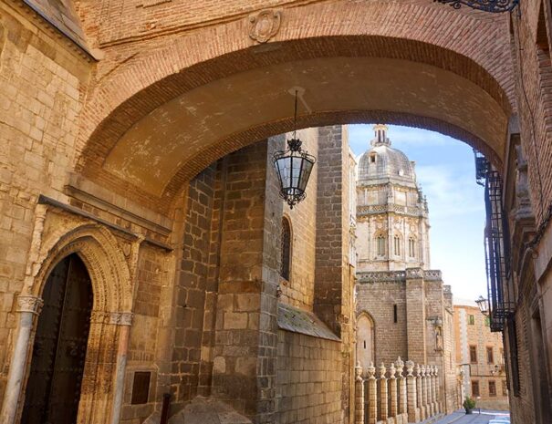 Toledo Cathedral Arch in Castilla La Mancha Spain