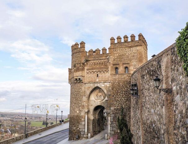 Toledo door view of the medieval old town ( Unesco World Heritage Sites)