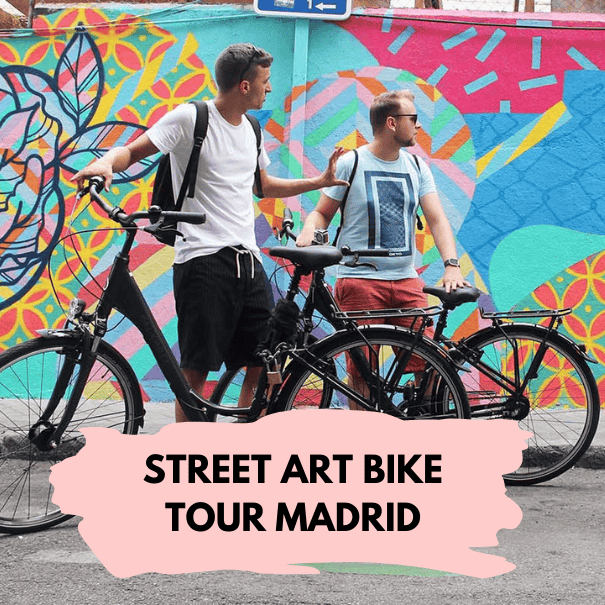 street art madrid bike tour spain