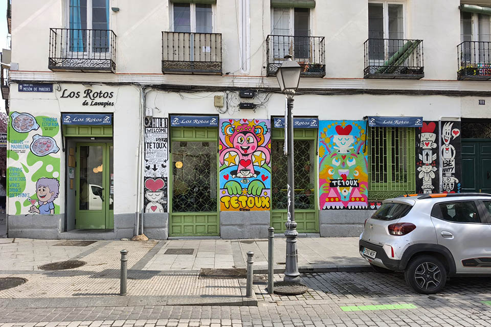 street art in calle meson de paredes